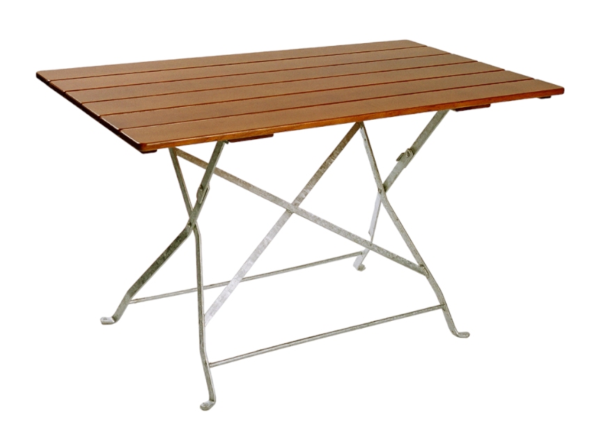 Biergartentisch 120x70cm mit feuerverzinktem Gestell